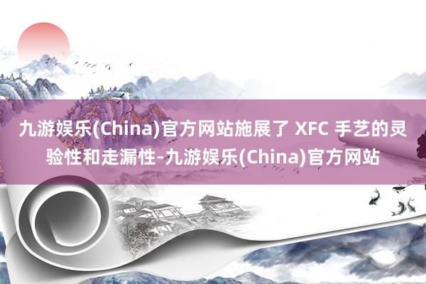 九游娱乐(China)官方网站施展了 XFC 手艺的灵验性和走漏性-九游娱乐(China)官方网站